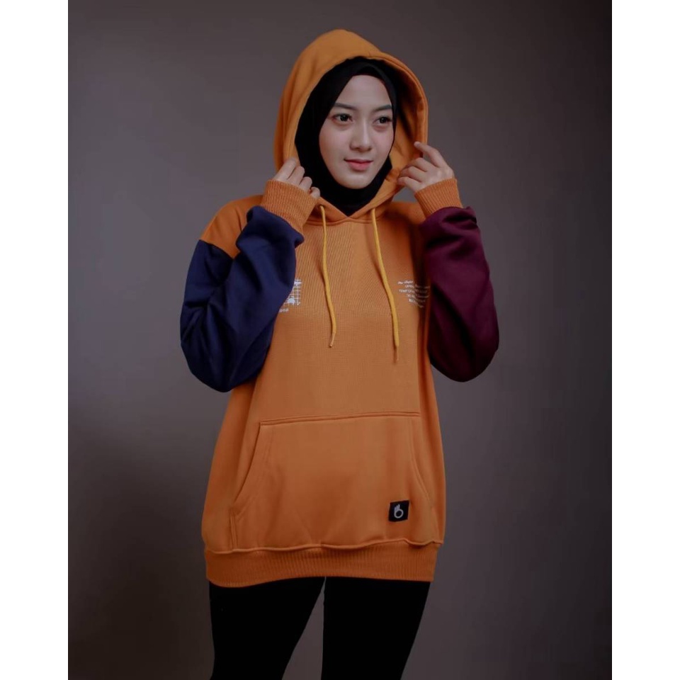 Sweater Hodie Pria Distro Flece Tebal Sweatshirt Hoodie Original Combi Pria-Wanita (Unisex) Limited edition Jaket hoodie pria distro keren tebal Hoodie distro cowo