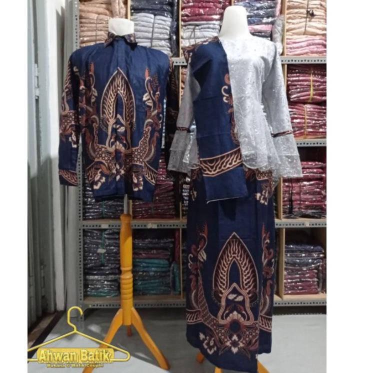 New Sale [ free jilbab ] kebaya batik couple motif keris terlaris kebaya lamaran