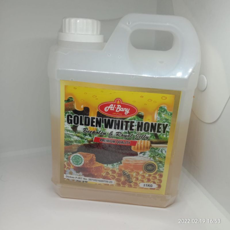 

Madu golden white honey 1 kg Madu Putih Al-Bany