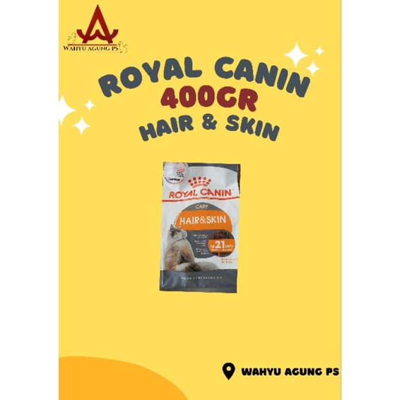 Royal Canin Hair&amp;Skin 400gr