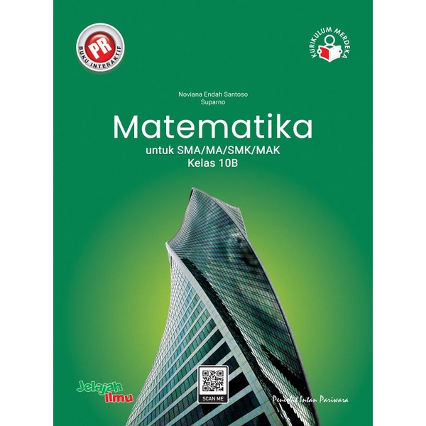 Buku PR/LKS interaktif matematika wajib kelas X,10 semester 1 dan 2 kurmer intan pariwara, 2023