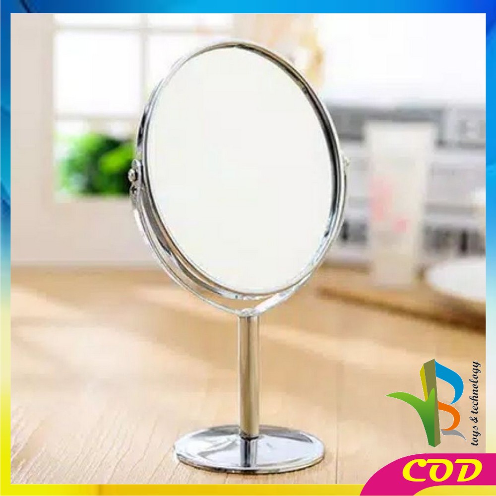 RB-K87 Kaca Cermin Makeup Meja Standing Mirror Cermin 2 Sisi Kaca Rias Make Up Putar / Cermin Meja / Kaca Make up