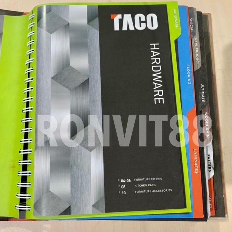 

PWER-80 READY STOCK Katalog TACO MASTER BOOK 2022 carta hpl catalog katalok masterbook murah baru brand new catalok buku sheet Terlaris hari ini