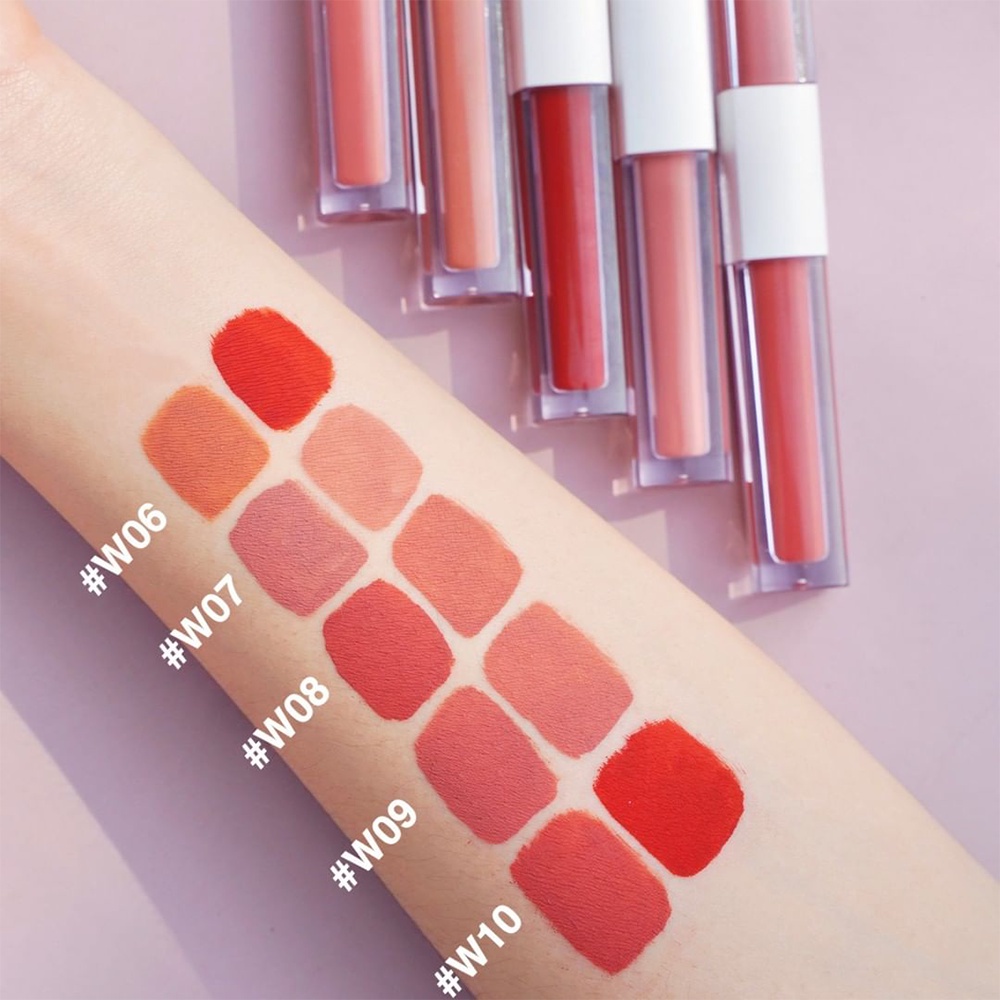 ❤ MEMEY ❤ FOCALLURE Multicolor 2in1 Lipstick &amp; Lipgloss FA327 ✔️BPOM