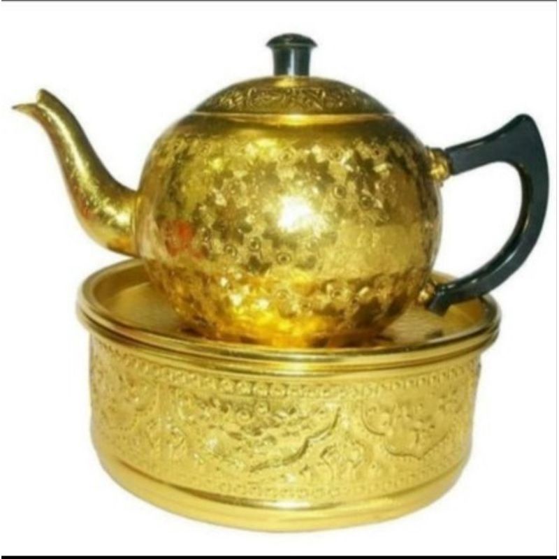 TEKO CUCI TANGAN ALUMINIUM WARNA GOLD