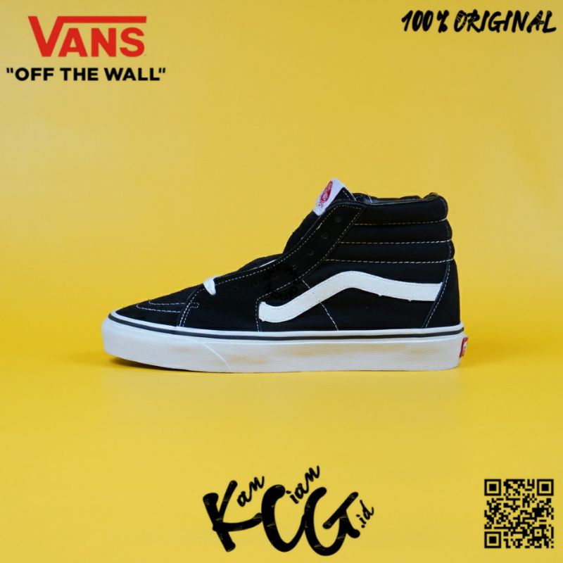 Vans Sk8 Hi Classic Black White 100% Original bnib