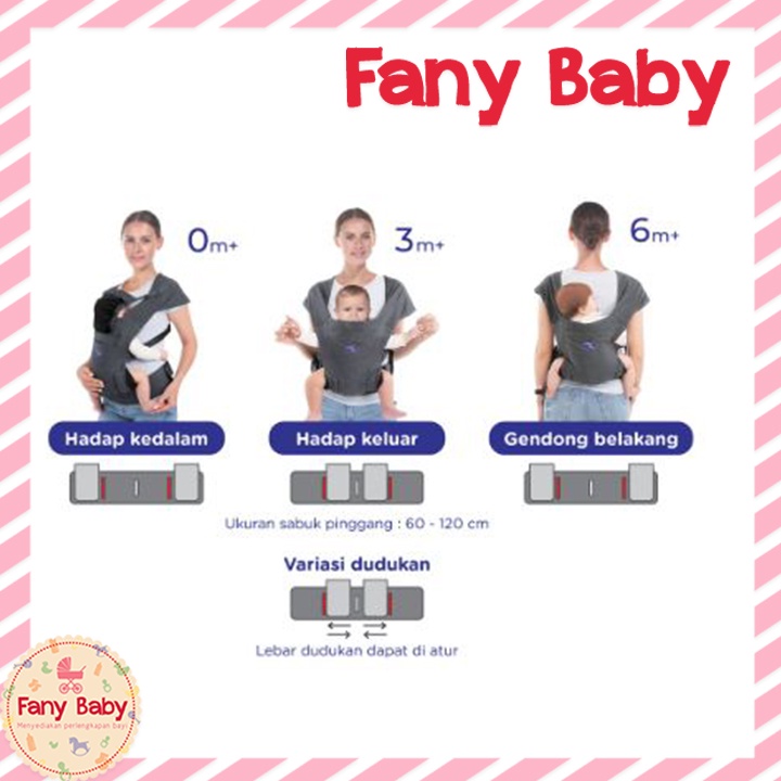 BABY SAFE M SHAPE CARRIER BC010 / GENDONGAN BAYI