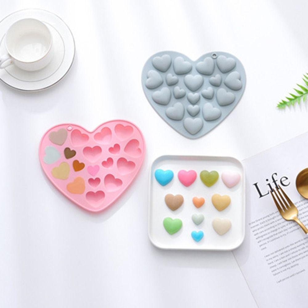 Top Valentine Hari Libur Dekorasi Loyang Cetakan Kue Coklat Cetakan Silikon