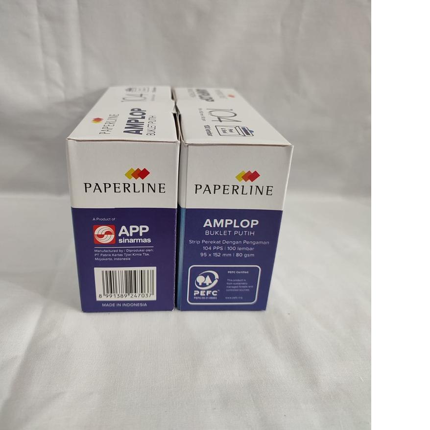 

Kirim Langsung Amplop Surat Paperline 104 / Amplop Putih 95x152mm 100 Lembar FG5;