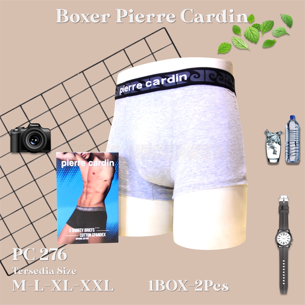 Pierre Cardin Celana Boxer Pria PC 276 1 Box isi 2Pcs