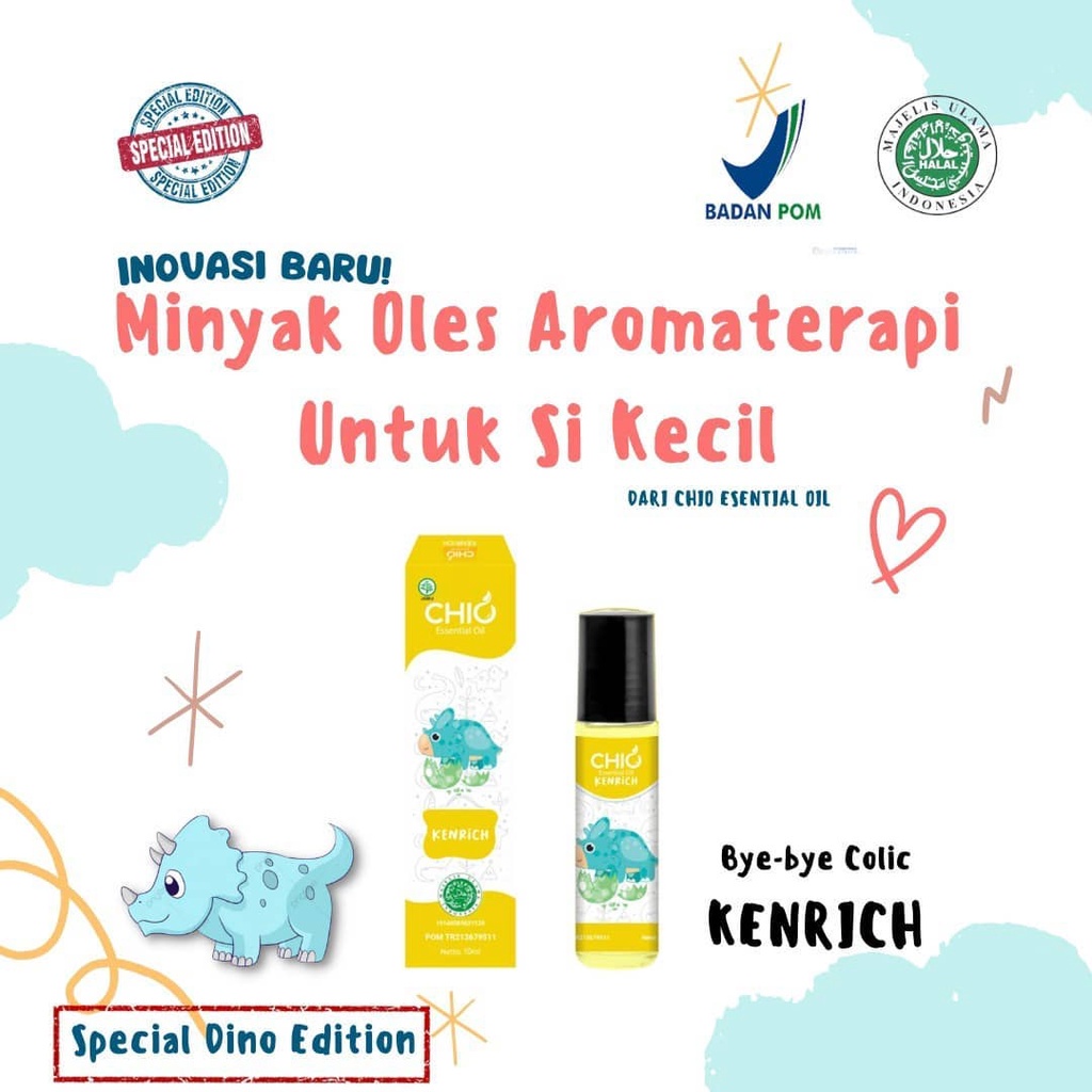 Bye Bye Colic Chio Essential Oil Bayi umur 0-12tahun