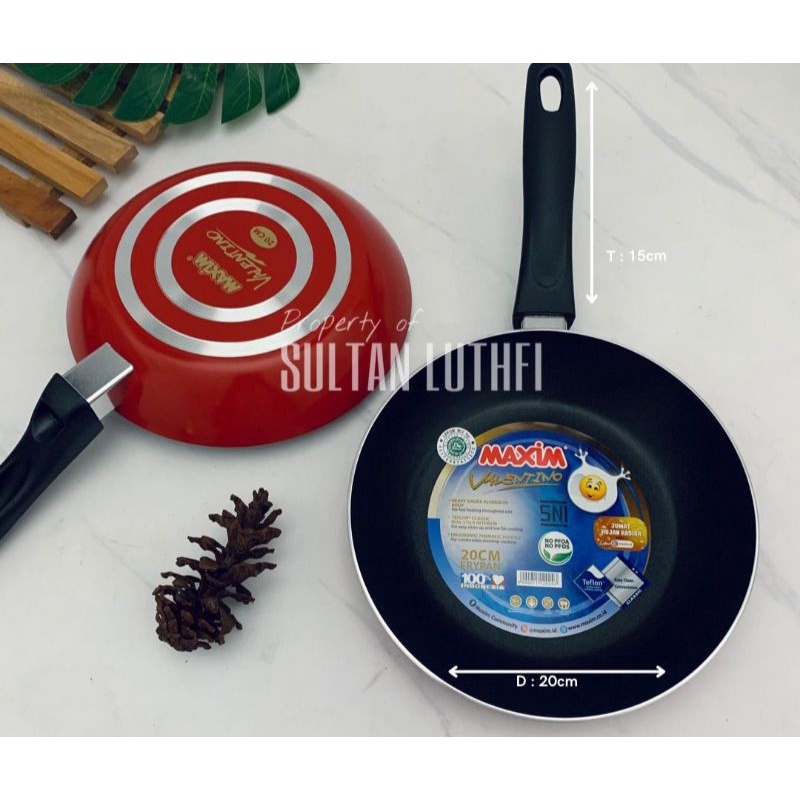 Frypan Teflon 20 Cm Maxim Valentino