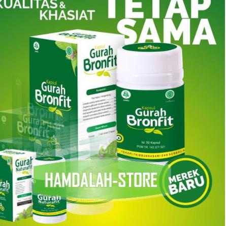 ョ Gurah BRONFIT Naturafit 50 Kapsul Herbal Pernafasan Flu Batuk Sinus Asma | Gurah fit Pernafasan ゥ
