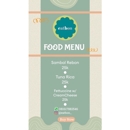 

Sambal Rebon, Tuna Rica, Fettucine w/Cheese Cream