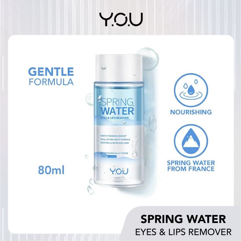 YOU Spring Water Eyes &amp; Lips Remover 80ml