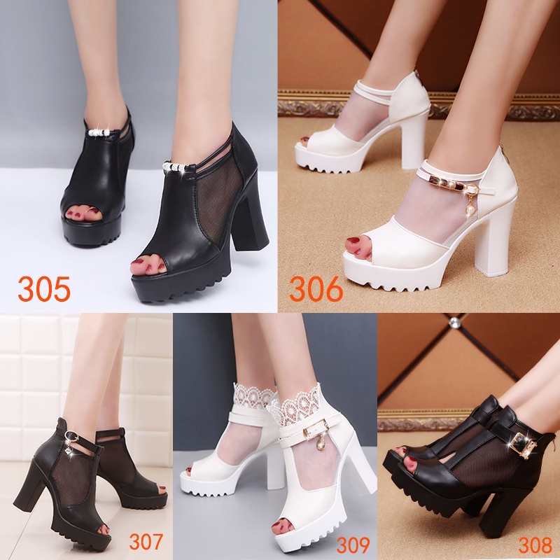 aid 0211, sepatu heels tinggi wanita import fashion sandal hak tinggi wanita terkiniian cantik best seller terlaris