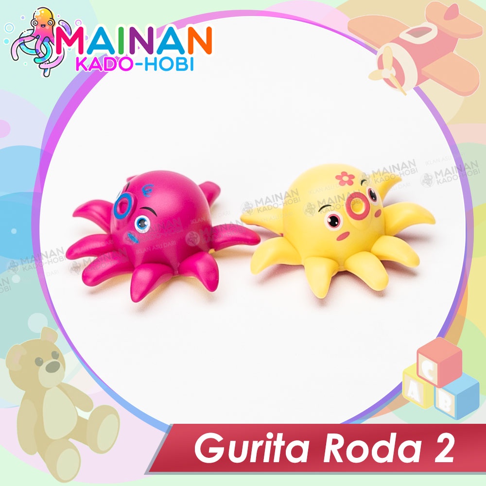 MAINAN ANAK SEA ANIMAL HEWAN LAUT GURITA OCTOPUS RODA 2