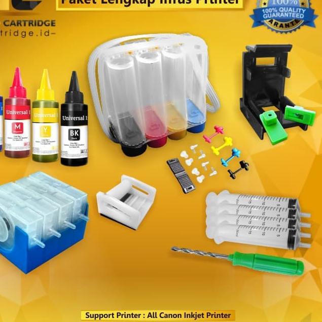 Sale Paket Lengkap Infus Printer Canon iP2770 MP258 MP287 MP237 TS307 TS207