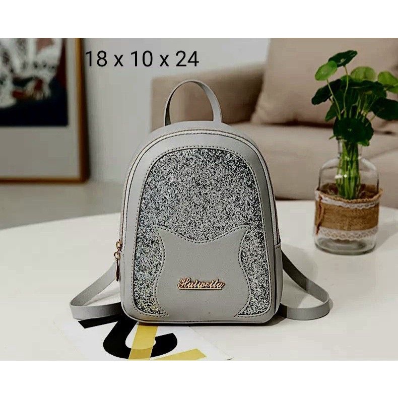 New tas selempang MILEA KUCING GLITTER / tas selempang glitter warna