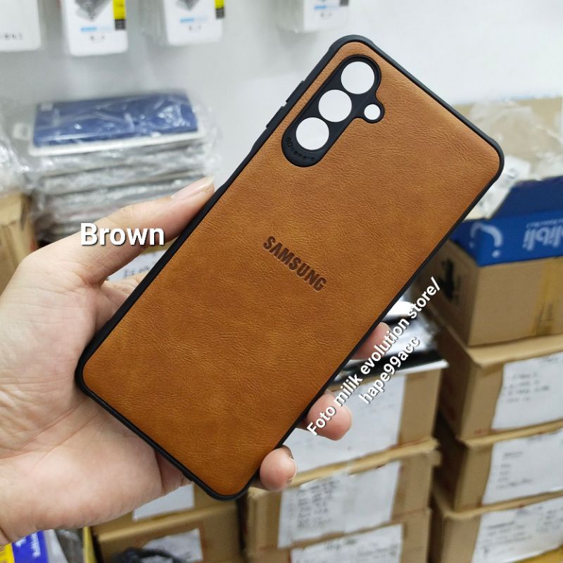 Samsung A04s soft case leather kulit cover slim