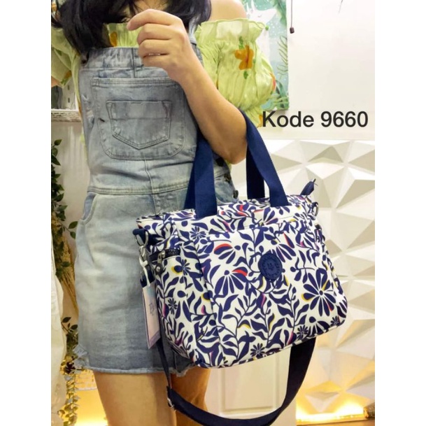 NEW ITEM tas fashion tote sling motif corak kode 9660 corak import