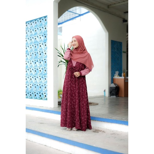 GAMIS OVERALL BAHAN CRINCLE AIRFLOW  ORI EL HURRIYAH.