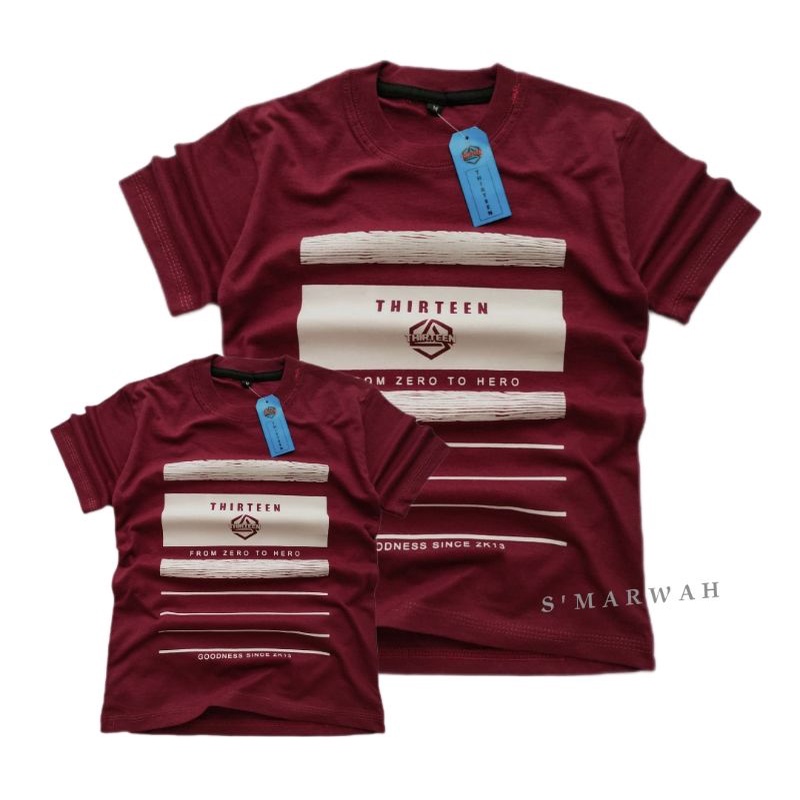 kaos couple anak dewasa terlaris baju distro anak unisex laki laki perempuan atasan