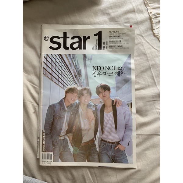 majalah star nct haechan jungwoo mark cover