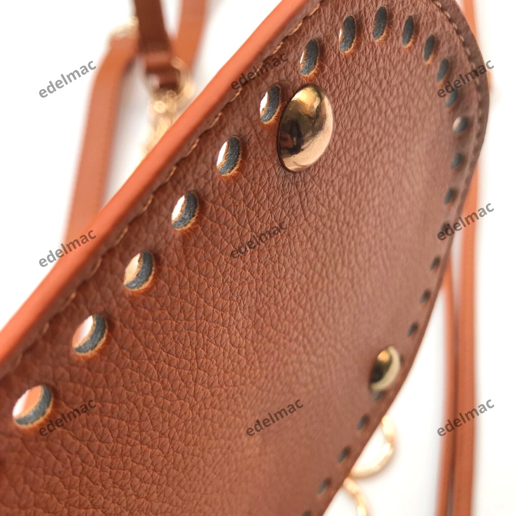 Tali dan Alas Tas Serut Selempang Rantai Set Kulit Sintetis Leather Bottoms Package Lengkap Accesories Sling Bag Straps DIY Handmade