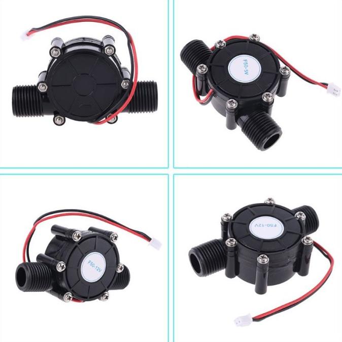 Alat Power Generator Konversi Aliran Air Mini Hydro Turbin Flow Dc 5V