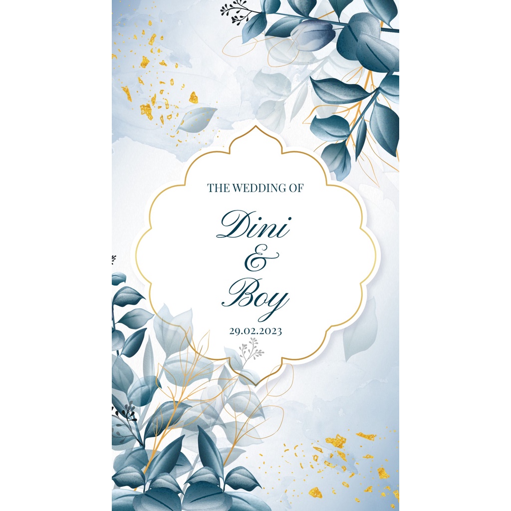PREMIUM DESIGN Video Undangan Nikah - Undangan Nikah Digital - Floral Islami #6
