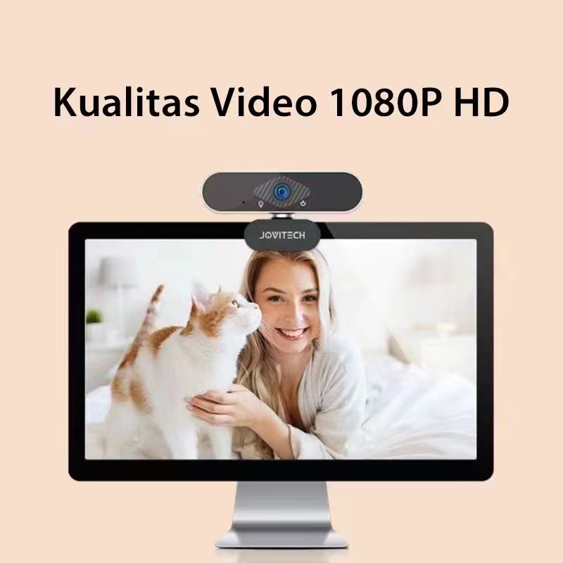 (COD）Webcam 1080P USB Camera Full HD with Mic Webcast Live Broadcast Video Meeting Camera - CM08