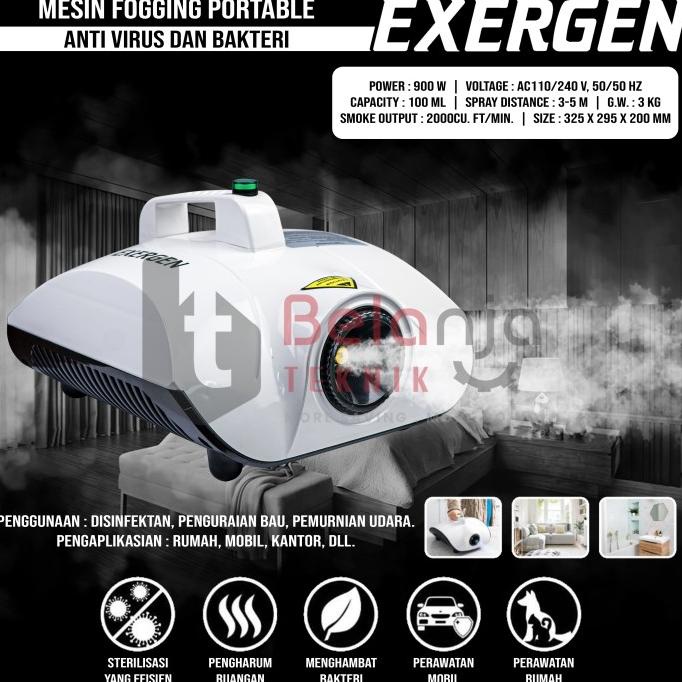 Exergen Cold Fogging Uap Machine Mesin Fogger Pengasapan XG900 XG 900 belanjate77 dijamin