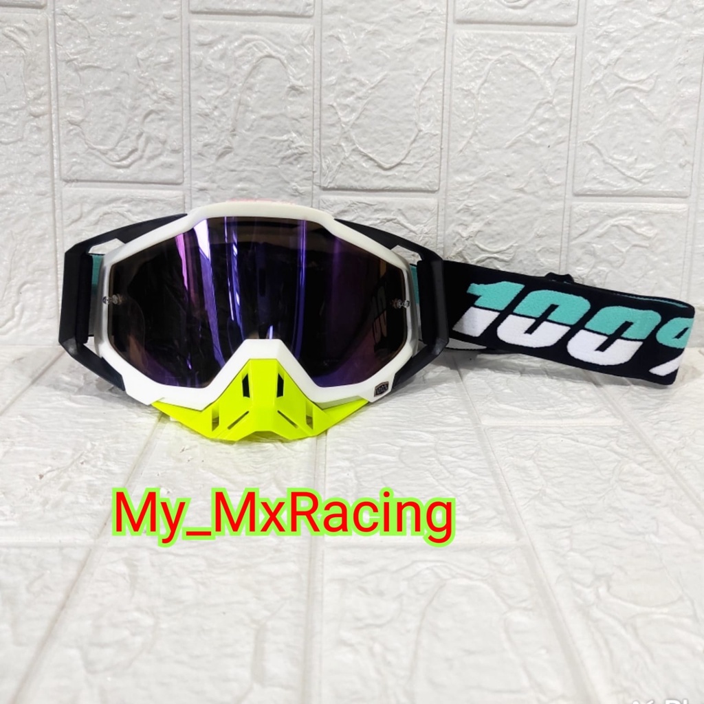 GOGGLE IMPORT Google 100 Percent - Kacamata Motor - Google Motocross - Google MX Trail - Google Rainbow - 005