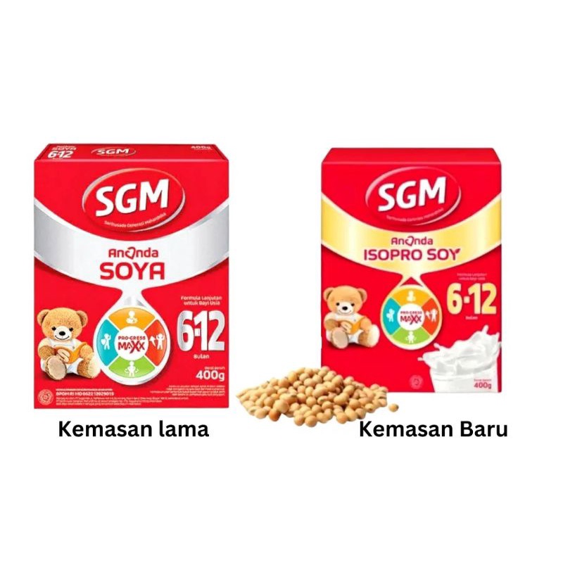 SGM ANANDA SOYA ANANDA ISOPROSOY 6-12 BULAN 400 Gram