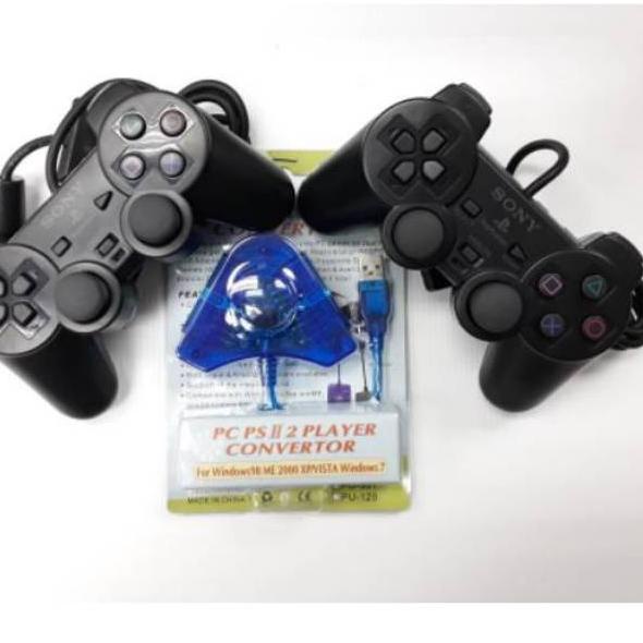 Murah Banget STIK / STICK PS2 / PS 2 PAKET DENGAN CONVERTER PS2/ PS3 / PS 3