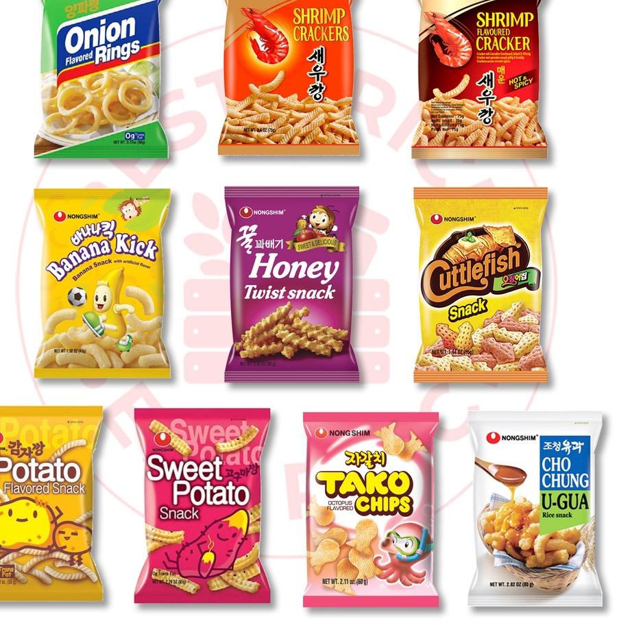 

[KODE PRODUK PC7BE9698] NONGSHIM - SEMUA VARIAN SNACK KOREA (ONION RING/ POTATO/ SHRIMP/ TAKO/ CUTTLEFISH/ BANANA KICK/ CHO CHUNG U-GUA)