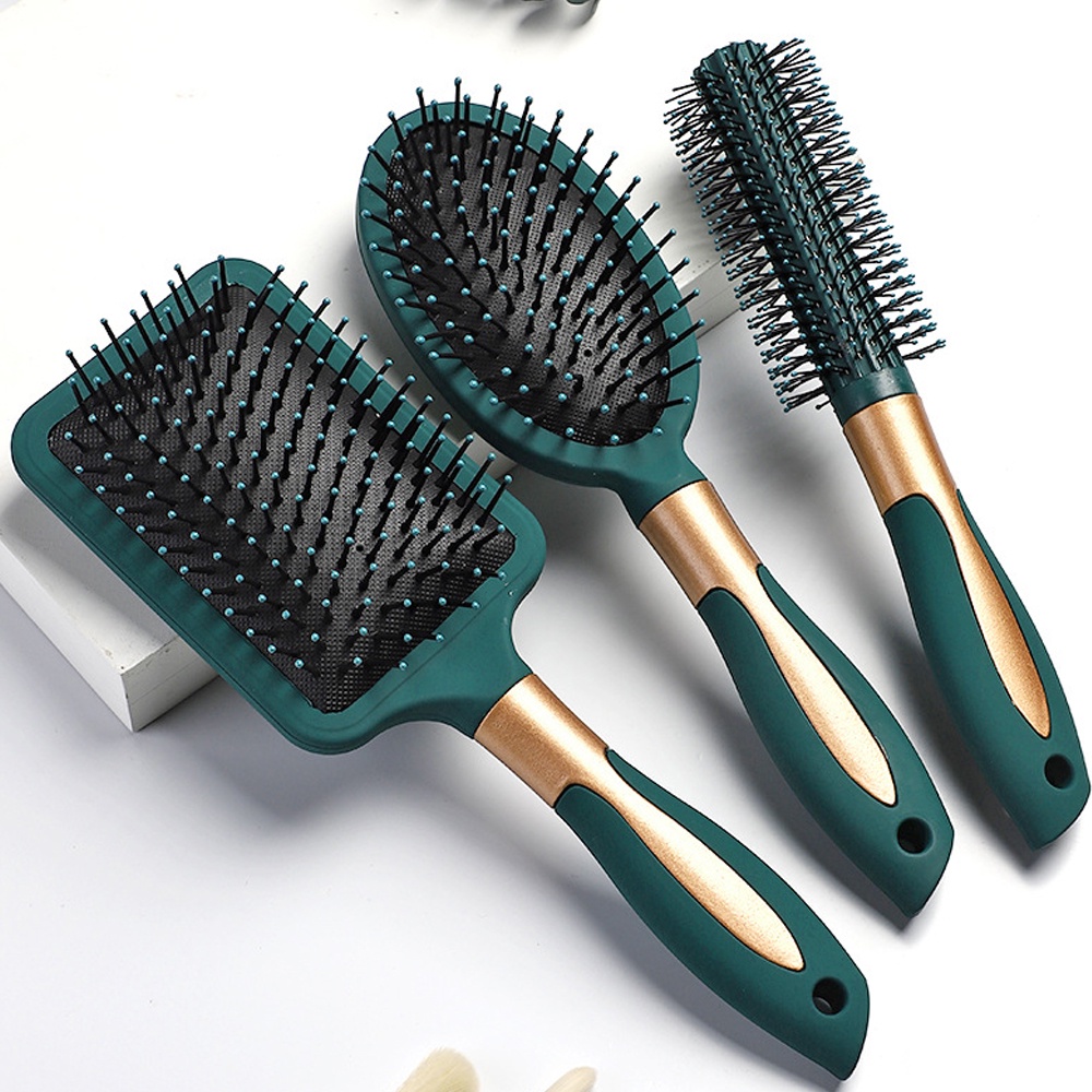 Sisir Rambut Set Comb Hair Brush Statis Semua Jenis Rambut Anti Kusut Dan Pijat Kepala - SP001A