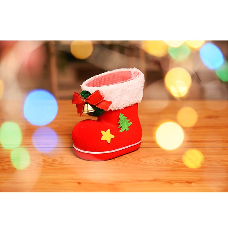 Serenity Sepatu Natal Santa Christmas Boots Karakter Unik - SNS01