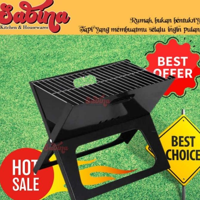 Jual Alat Panggang Tungku Arang Kompor Bbq Lipat Outdoor Grill Stove Shopee Indonesia