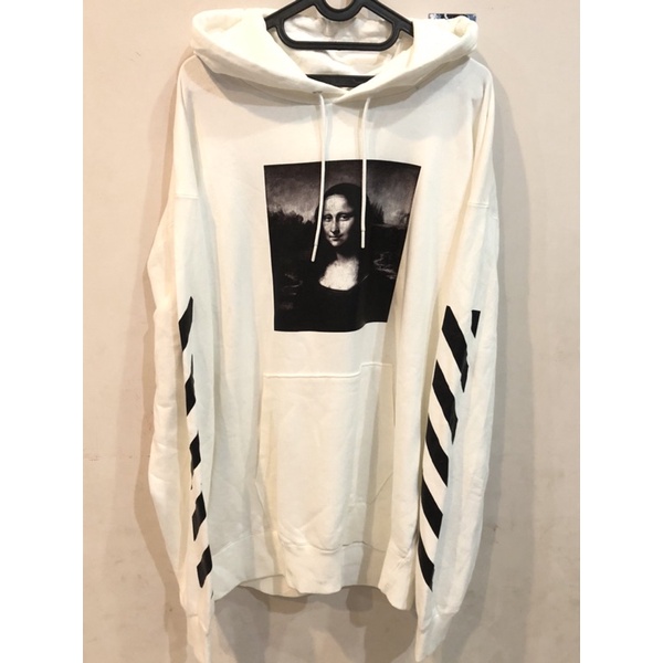 Hoodie Jumper Off White "Monalisa"