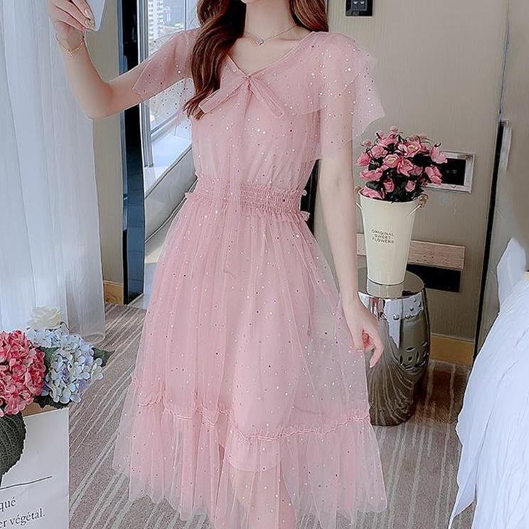 Termurah COD dress brukat/dress brukat import/long dress satin/dress brukat pendek/long dress brukat