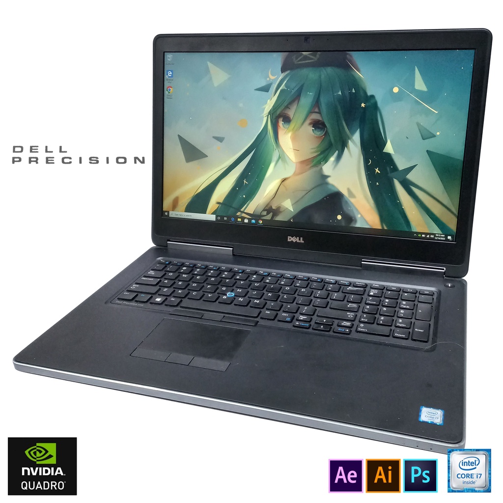 [PROMO!!] Laptop Gaming Dell Precision 7710/7720 Intel Xeon Quadro P4000 SSD 1TB