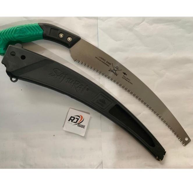 Gergaji Kopi SAMURAI GG Karet 13" Potong Ranting Pohon Tinggi Lengkung Dahan Pruning Saw O96G