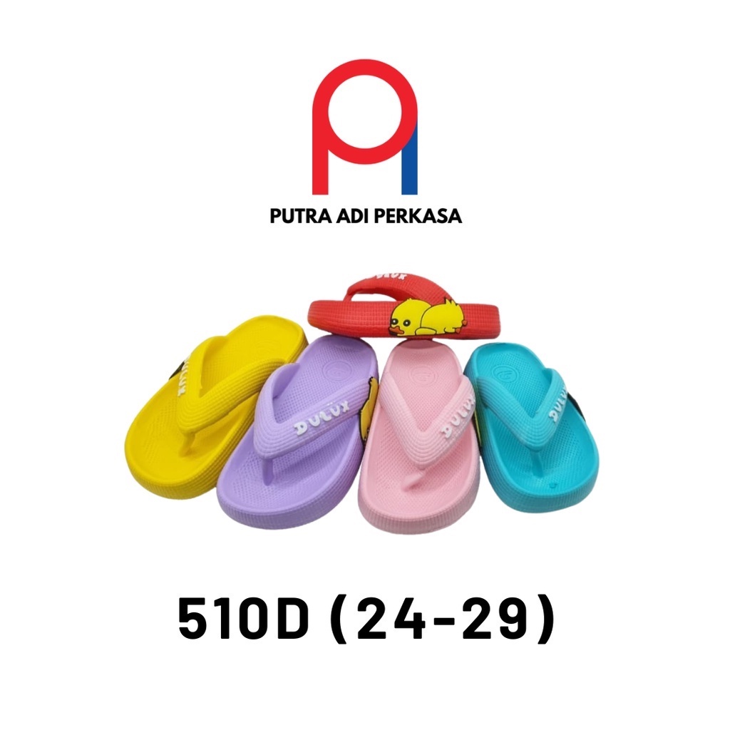 Sandal jepit anak perempuan lucu model duck NEW DULUX 510D