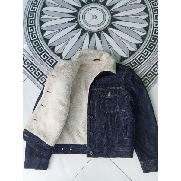 trucker sherpa GU UNIQLO