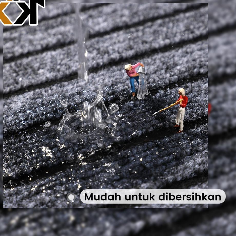 ✓ (KK) Kitchen Mat / Keset Dapur Bahan Karet PVC Premium AntiSlip (1SET 2PCS)