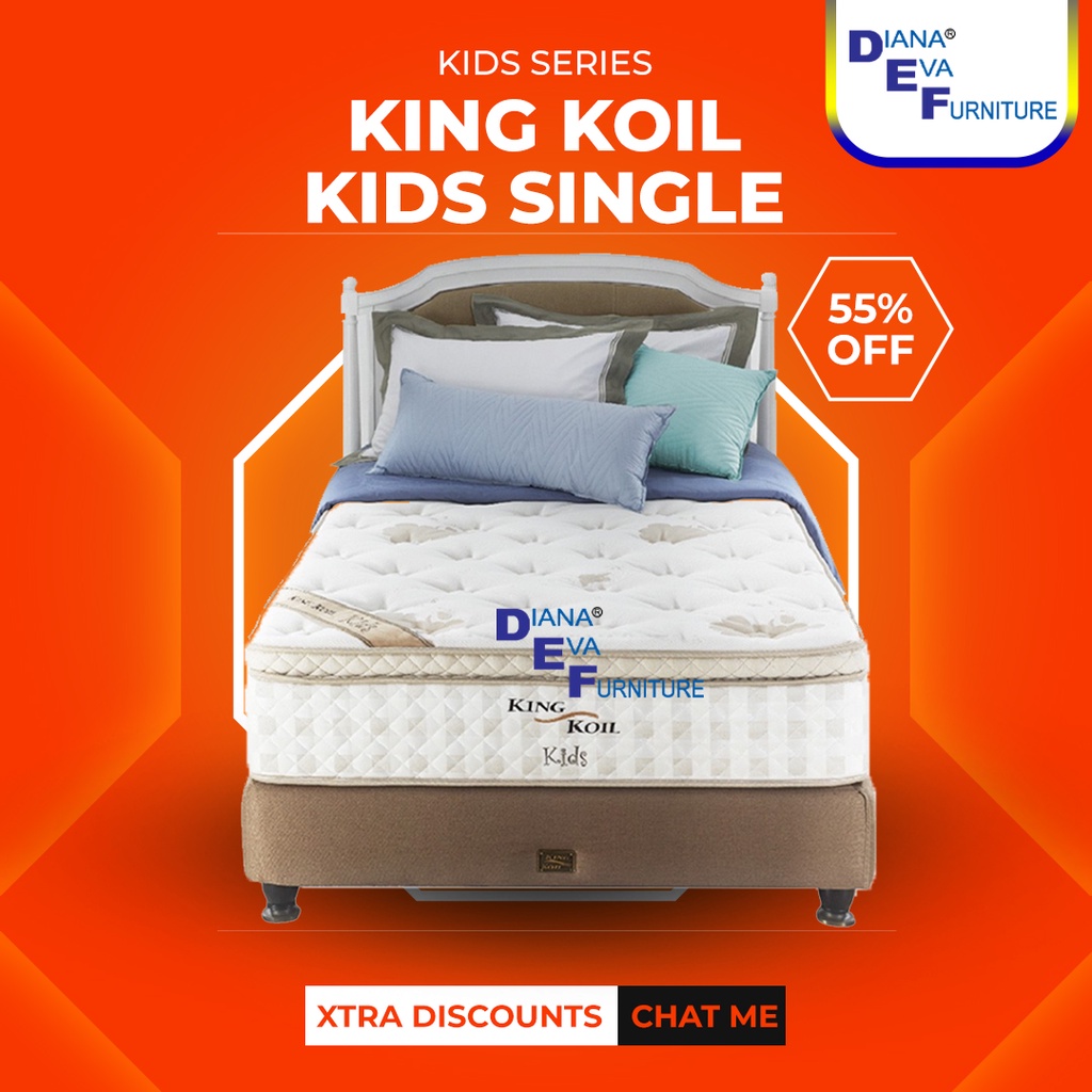 Jual King Koil Kids Single Full Set Kasur Springbed Shopee Indonesia