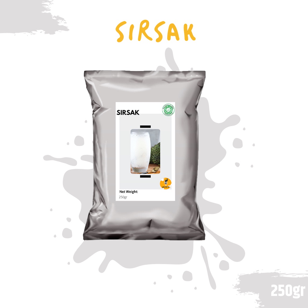 BUBUK MINUMAN RASA SIRSAK 250GR / SERBUK MINUMAN ANEKA RASA / BUBUK MINUMAN KEKINIAN / MINUMAN INSTAN / BOBA DRINKS