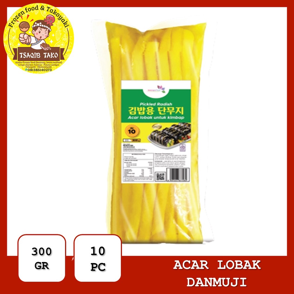 

PROMO Danmuji Kimbap Acar Lobak Kuning Korea Halal | Takuan